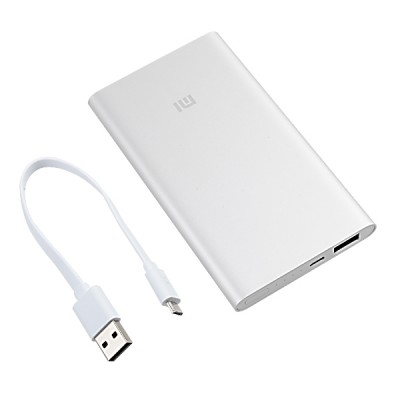 Внешний аккумулятор Xiaomi Power Bank 5000 mAh Silver